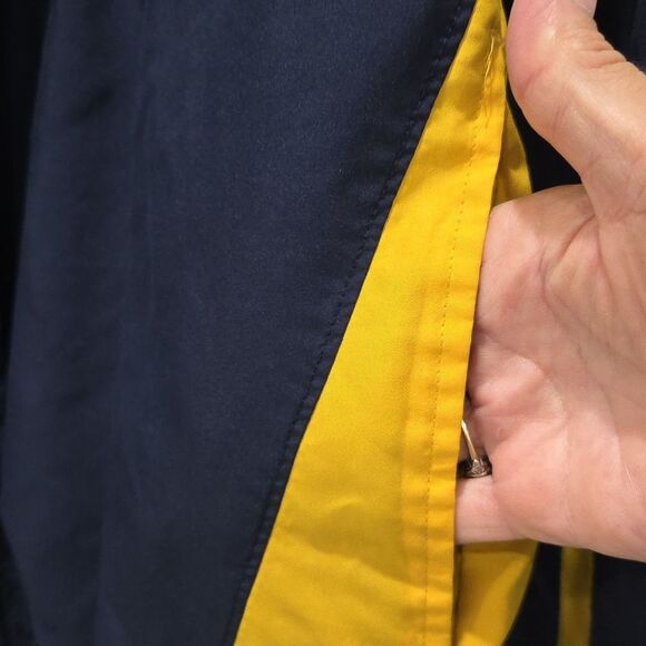 Russell Athletic Mens Navy/Gold Vintage Windbreaker, Size MEDIUM - Picture 8 of 8